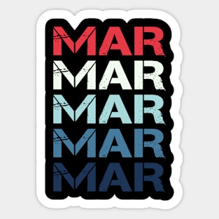 Mar Sticker